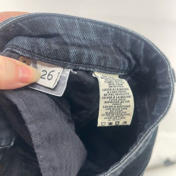 David Kahn Women's Taper Leg Jeans Mid Rise Denim 5 Pocket Indigo Size 26 - Picture 2 of 13